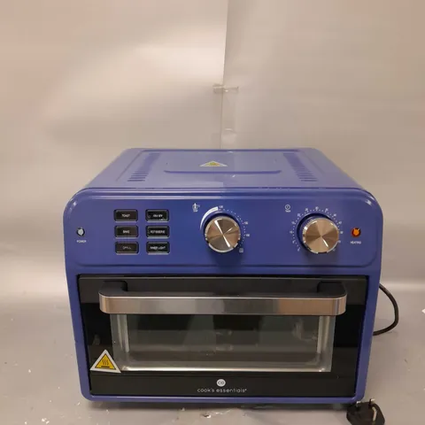 BOXED COOK'S ESSENTIAL 21-LITRE AIRFRYER OVEN IN BLUE