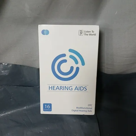 HEARING AIDS – OTC MULTIFUNCTIONAL DIGITAL HEARING AIDS (16 CHANNELS) BOXED