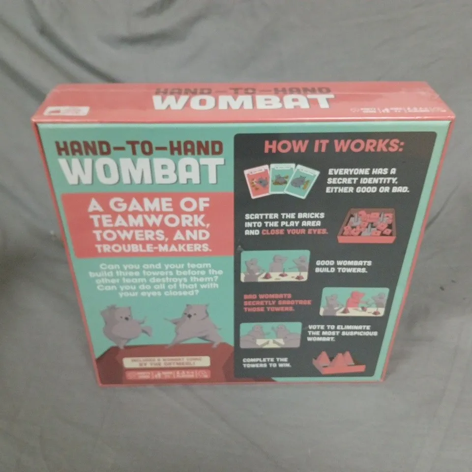 SEALED HAND TO HAND WOMBAT PARTY GAME
