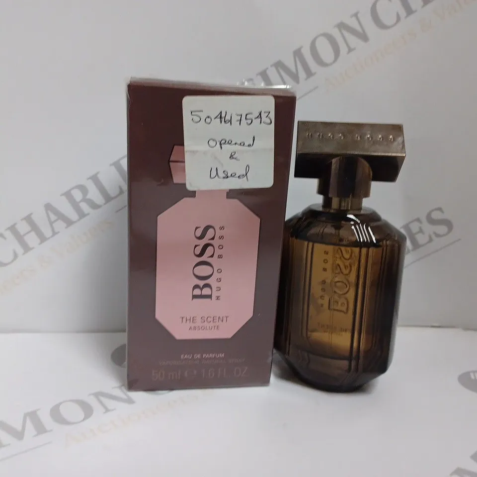 BOXED HUGO BOSS THE SCENT ABSOLUTE EAU DE PARFUM - 50ML