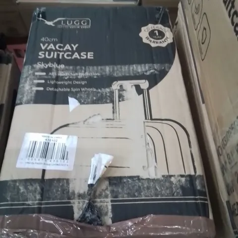 BOXED LUGG 40CM VACAY SUITCASE SKYBLUE