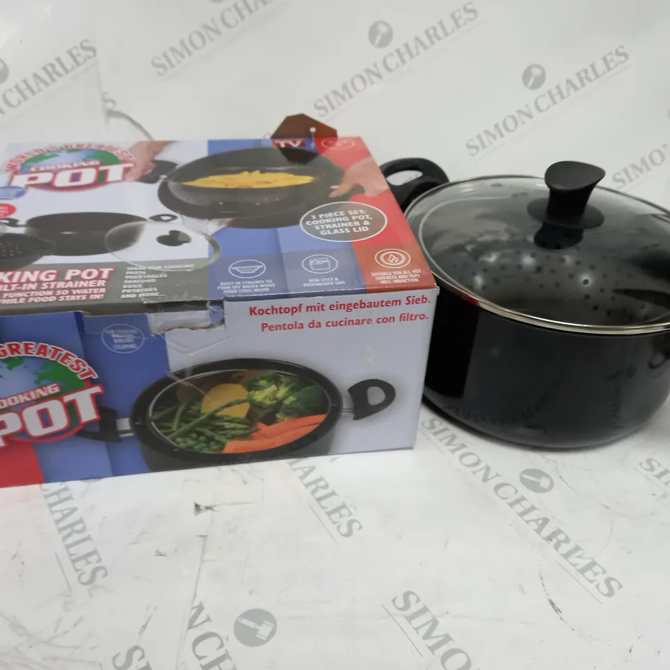 BOXED WORLDS GREATEST COOKING POT SET