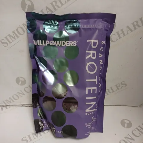 SEALED WILLPOWDERS SCANDINAVIAN BONE BROTH PROTEIN - MILK CHOCOLATE & SEA SALT - 300G