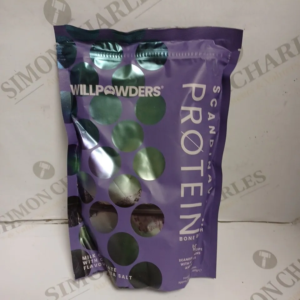 SEALED WILLPOWDERS SCANDINAVIAN BONE BROTH PROTEIN - MILK CHOCOLATE & SEA SALT - 300G