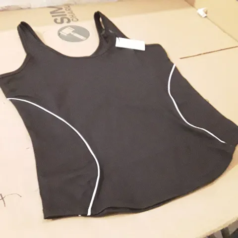 BOXED BRAND NEW SIMPLY BE PIPING VEST SIZE 14 BLACK AND WHITE COLOUR APPROXIMATELY 15 PIECES 