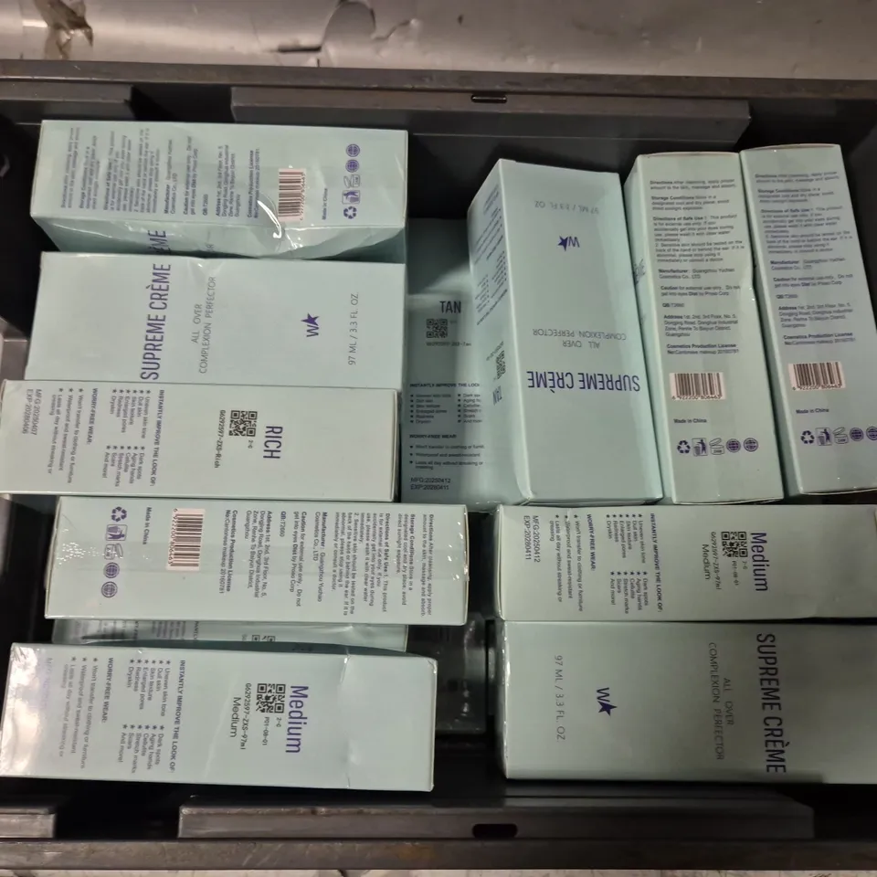 APPROXIMATELY 30 SUPREME CREME ALL OVER COMPLEXION PERFECTORS (97ML)