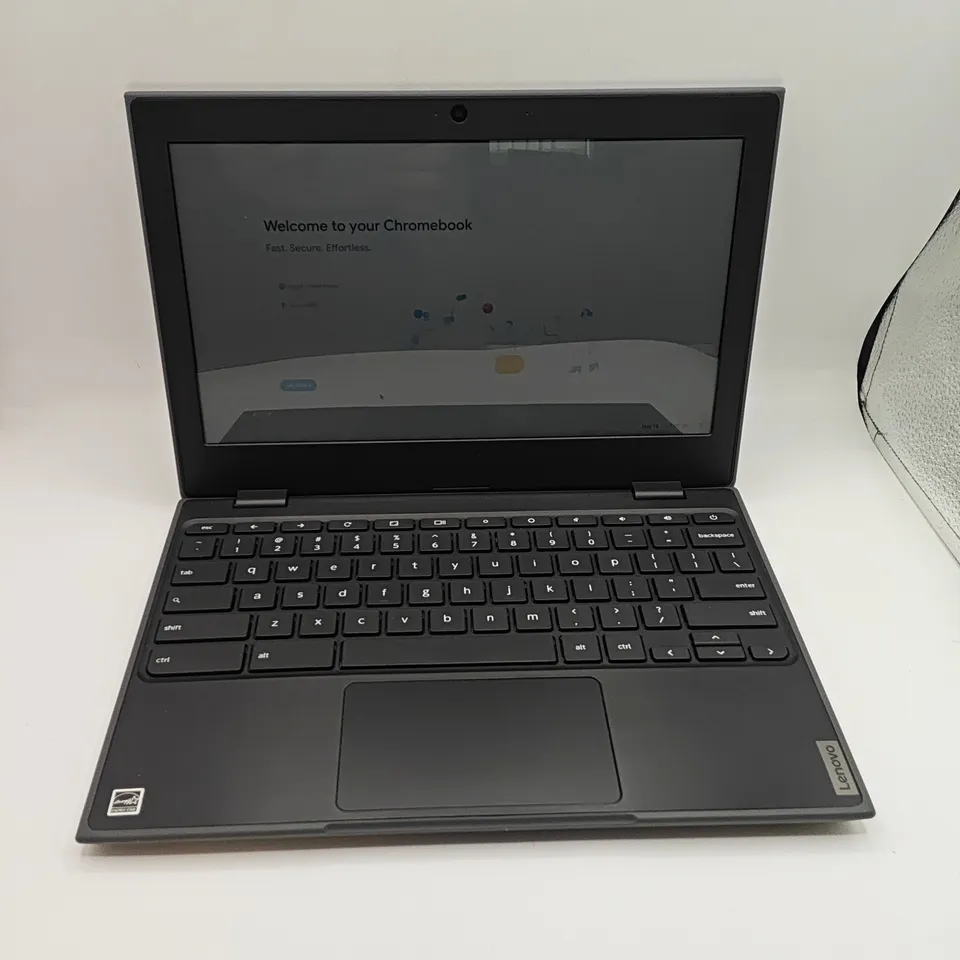 UNBOXED LENOVO 100E CHROMEBOOK 2ND GEN MTK LAPTOP IN BLACK