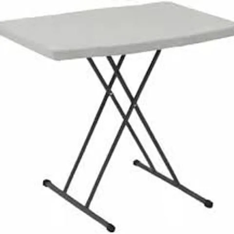 OYPLA 2.5FT 76CM FOLDING HEAVY DUTY OUTDOOR TRESTLE PARTY GARDEN TABLE 