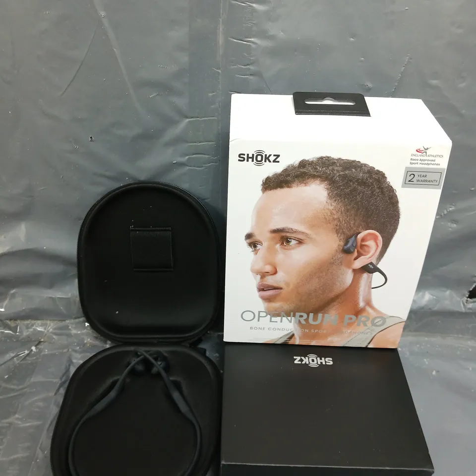 SHOKZ OPENRUN PRO BLUE BONE CONDUCTION HEADSET