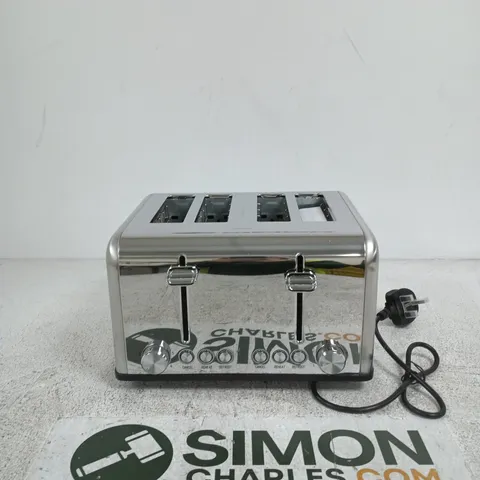 CUSIMAX CMST-160S 4-SLICE TOASTER – CHROME FINISH