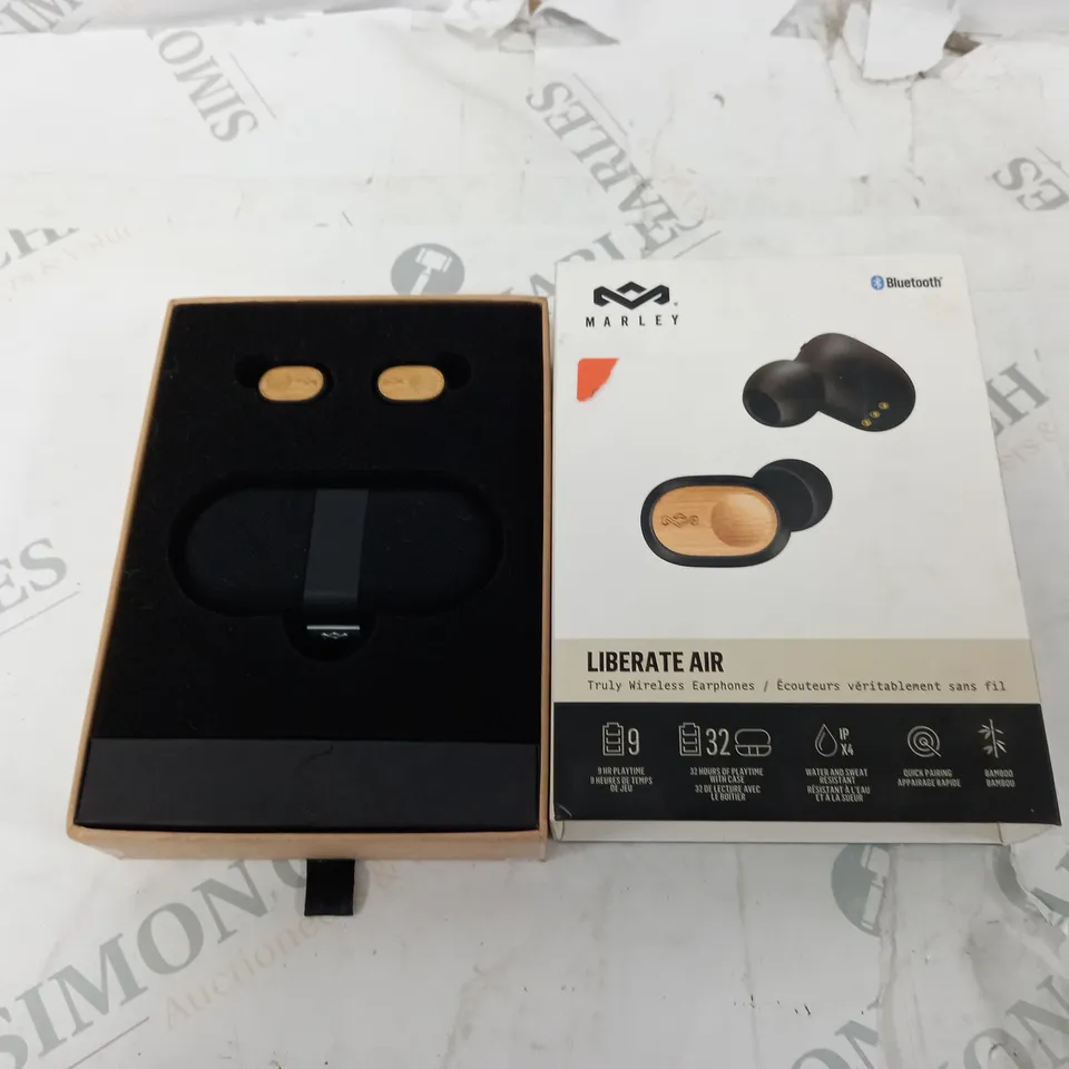 BOXED MARLEY LIBERATE AIR TRUE WIRELESS EARPHONES 