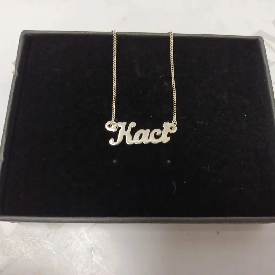THE LOVE SILVER COLLECTION STERLING SILVER PERSONALISED NECKLACE  RRP £29