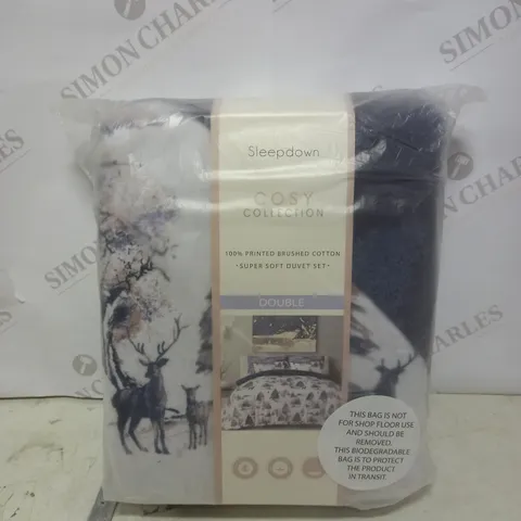 SLEEPDOWN COSY COLLECTION DOUBLE BED DUVET SET