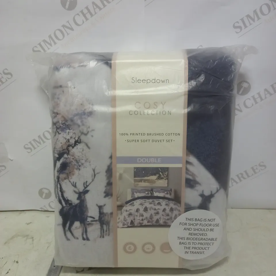 SLEEPDOWN COSY COLLECTION DOUBLE BED DUVET SET 