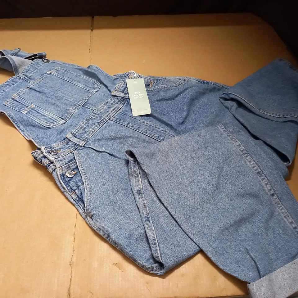 H&M & DENIM DUNGAREES - UK 8