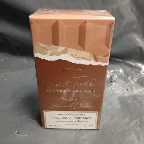 BOXED AND SEALED SWEET TOOTH BY SABRINA CARPENTER CARAMEL DREAM EAU DE PARFUM 30ML