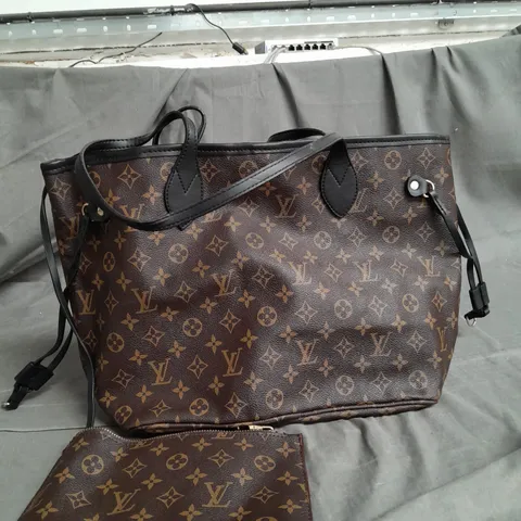 LOUIS VUITTON PARIS FAUX LEATHER HANDBAG