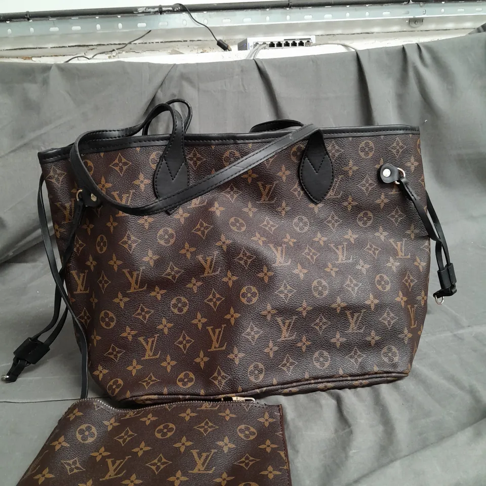LOUIS VUITTON PARIS FAUX LEATHER HANDBAG 