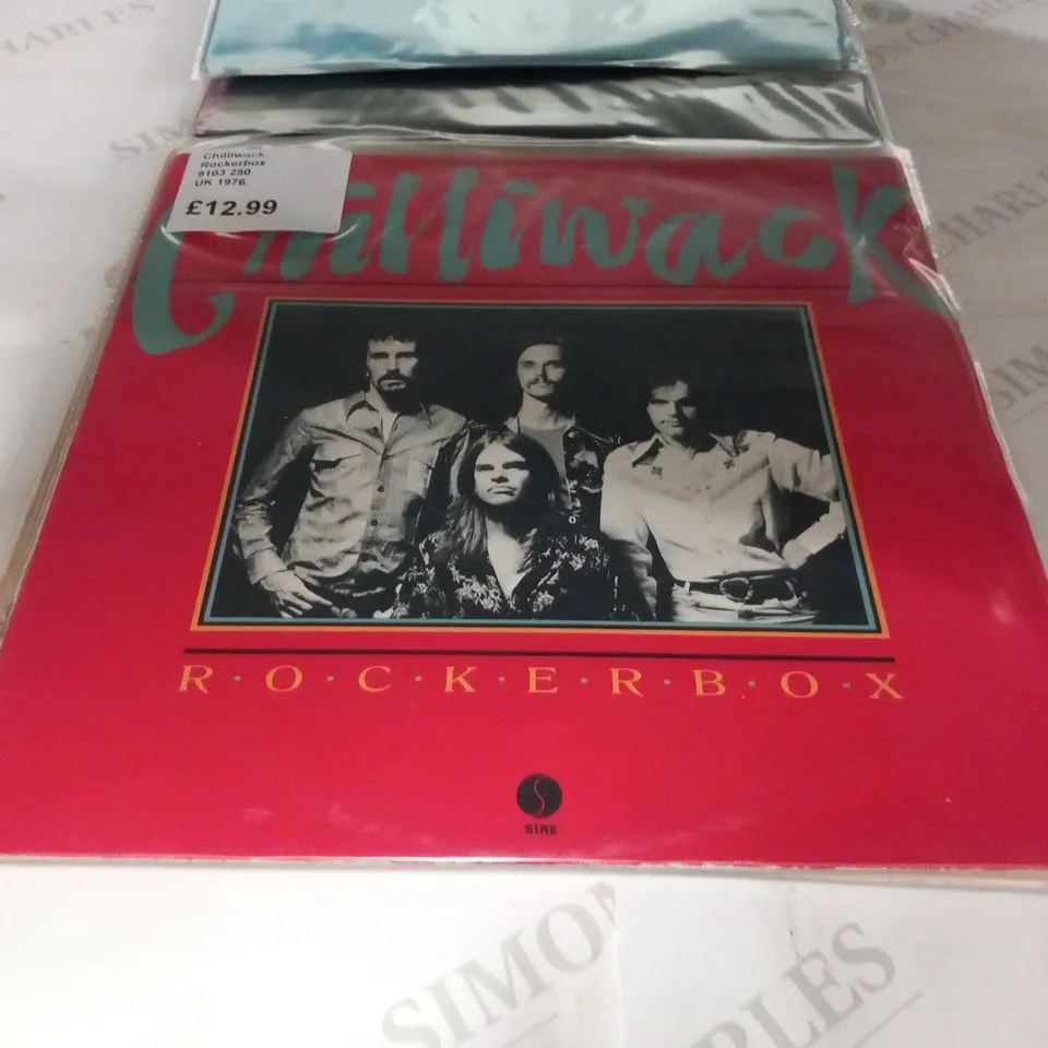 6 X VINYL LPS TO INCLUDE. FOGHAT, HARRY CHAPIN, BLODWYN PIG, BILL BARCLAY, CHILLIWACK AND ROD MCKUEN. TO INCLUDE US IMPORT