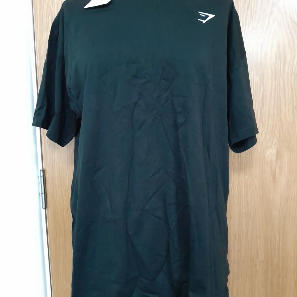 GYMSHARK TRAINING OVERSIZED T-SHIRT IN BLACK - MEDIUM