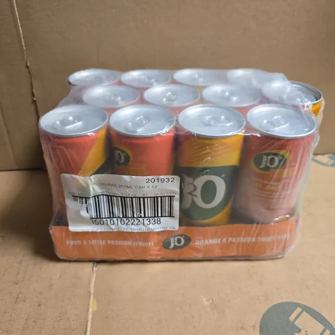 J20 ORANGE & PASSION FRUIT (STILL) 250ML (PACK OF 12)