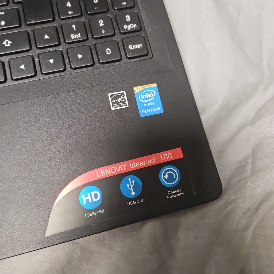 LENOVO IDEAPAD 100 LAPTOP – INTEL PENTIUM, 1366X768, HINGE FAULT