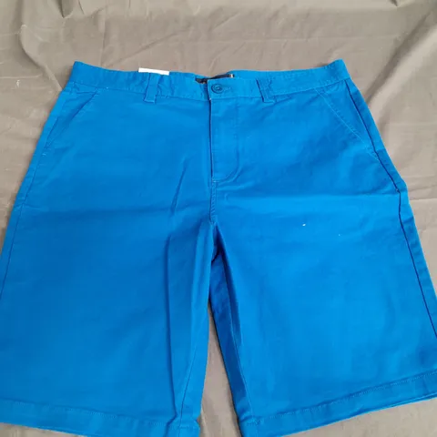 RAGING BULL CLASSIC CHINO SHORTS IN COBALT BLUE - 34