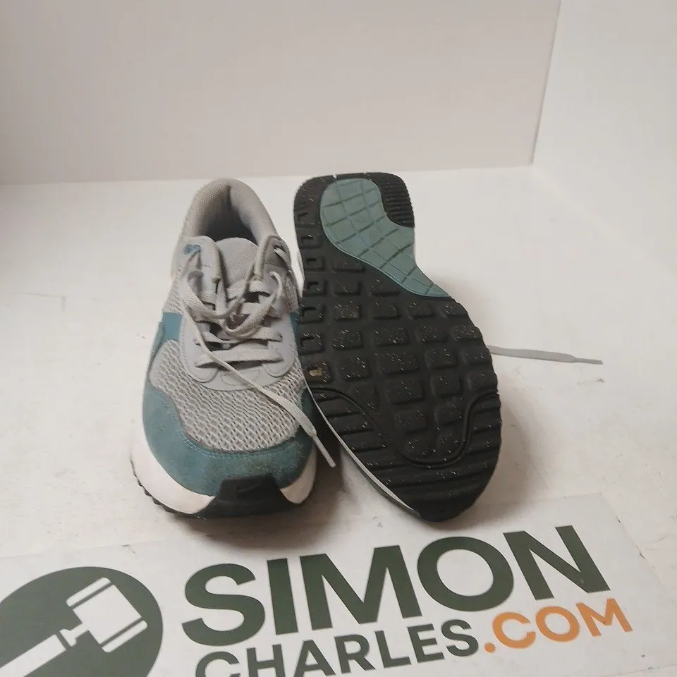 NIKE AIRMAX MEN'S RUNNING SHOES – GREY/TEAL MESH - UK 10