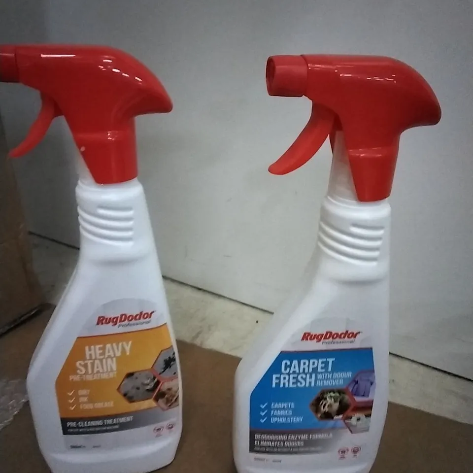TWO 500ml RUG DOCTOR SPRAY CARPET TREATMENTS