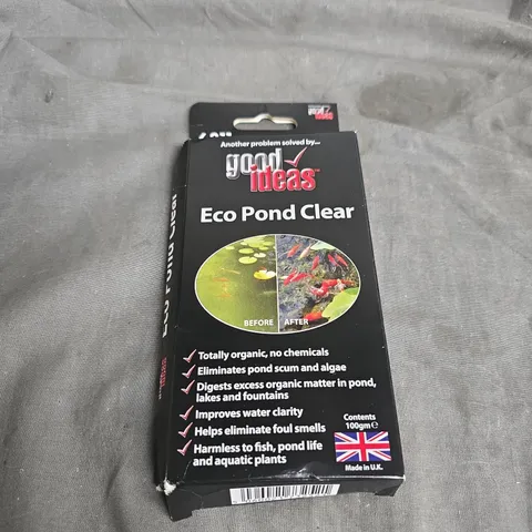 GOOD IDEAS ECO POND CLEAR – POND WATER TREATMENT (100 G)
