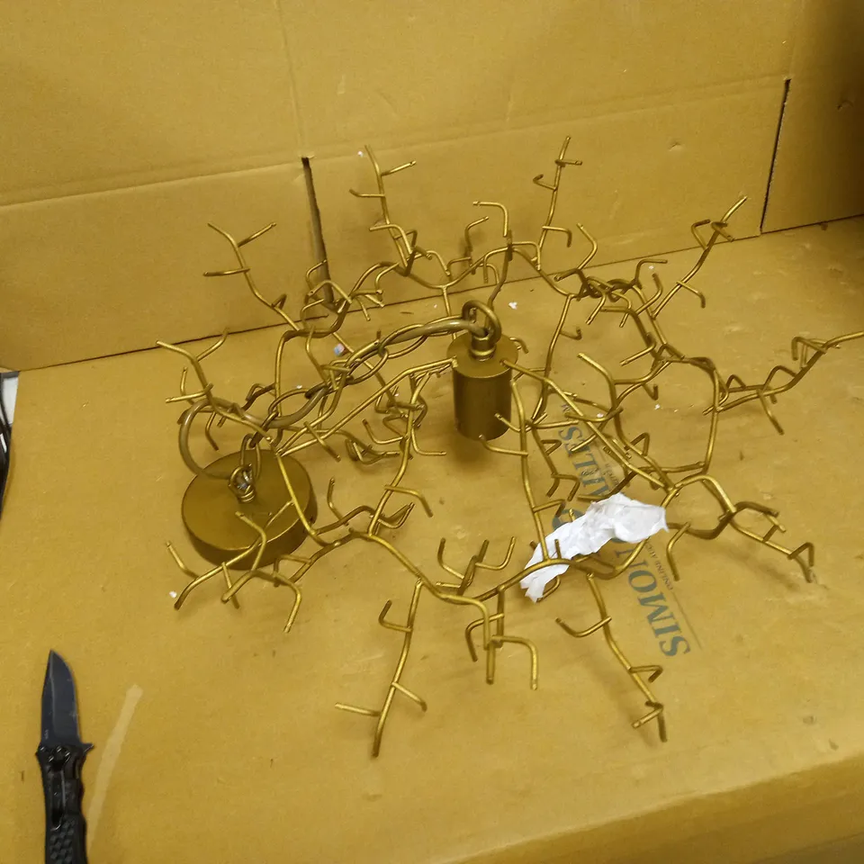 VICTORIA GOLD 1-LIGHT CEILING LIGHT