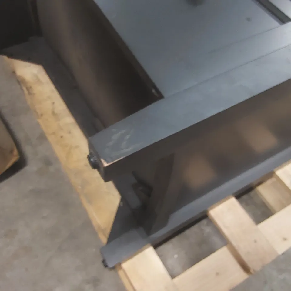 SOLID WOOD 4+6 DRAWER CHEST OF DRAWERS - BLACK 