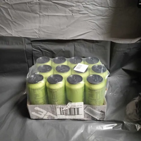 3D ENERGY DRINK GREEN (CITRUS MIST) - 473ML, CASE OF 12