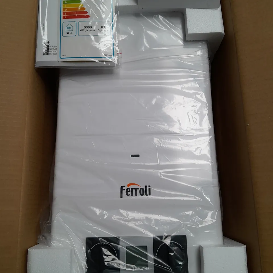 BOXED AS NEW FERROLI PEGASO ECO 6 LPG WATER HEATER 