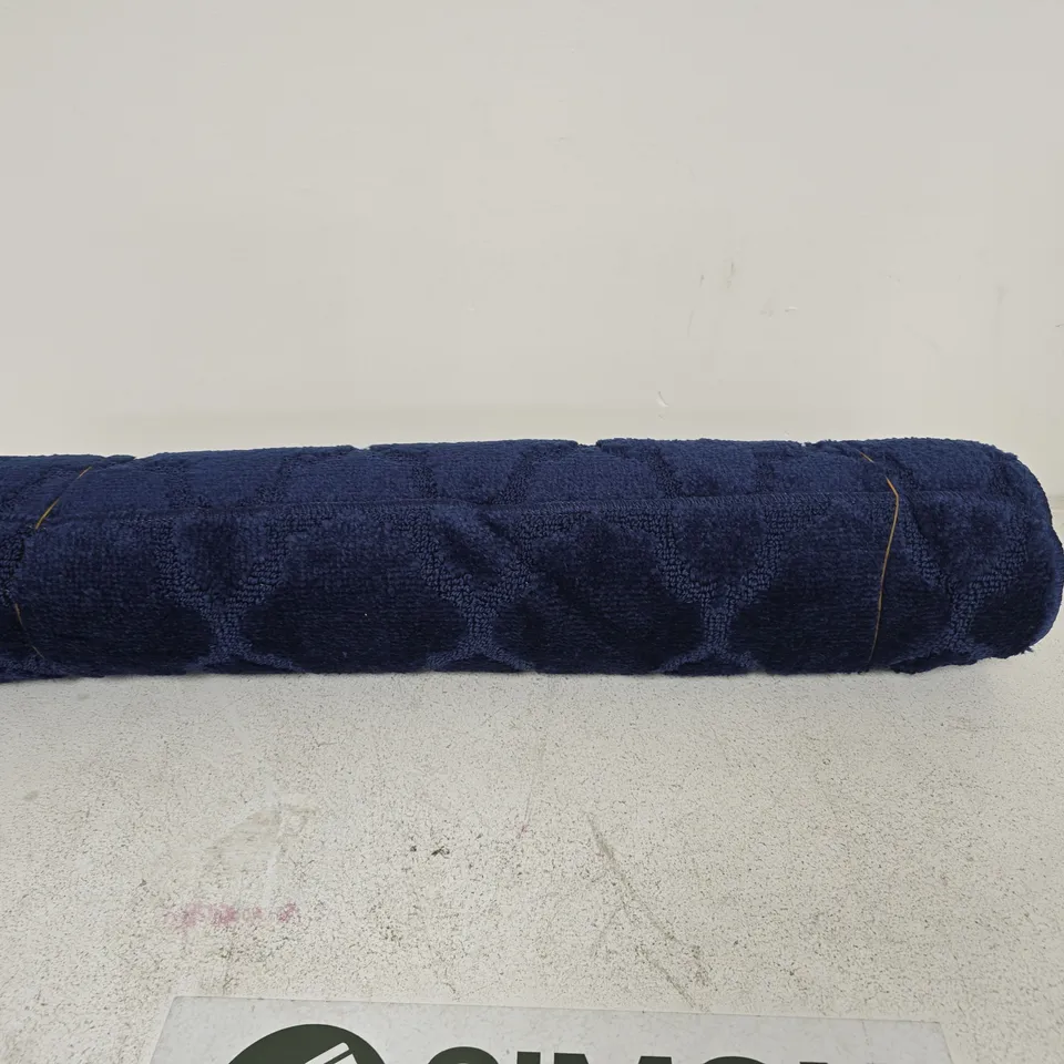 ROLLED BLUE RUG - 80CM X UNSPECIFIED