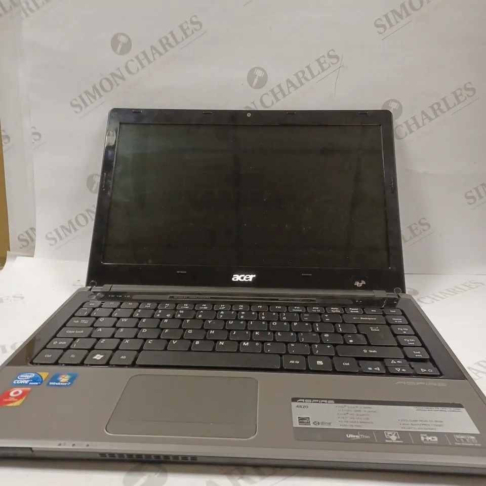 BOXED ACER ASPIRE NOTEBOOK 4820 VODAFONE