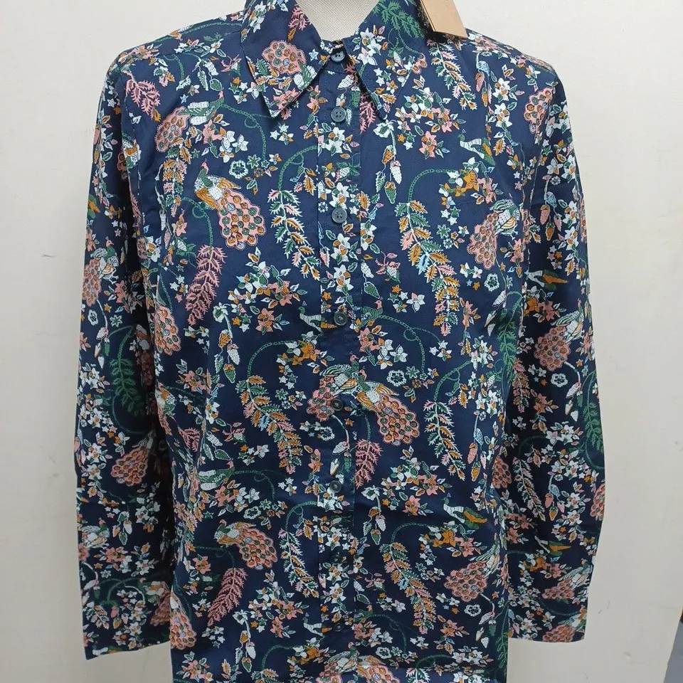 BODEN PAISLEY LONG SLEEVE SHIRT - UK 14R