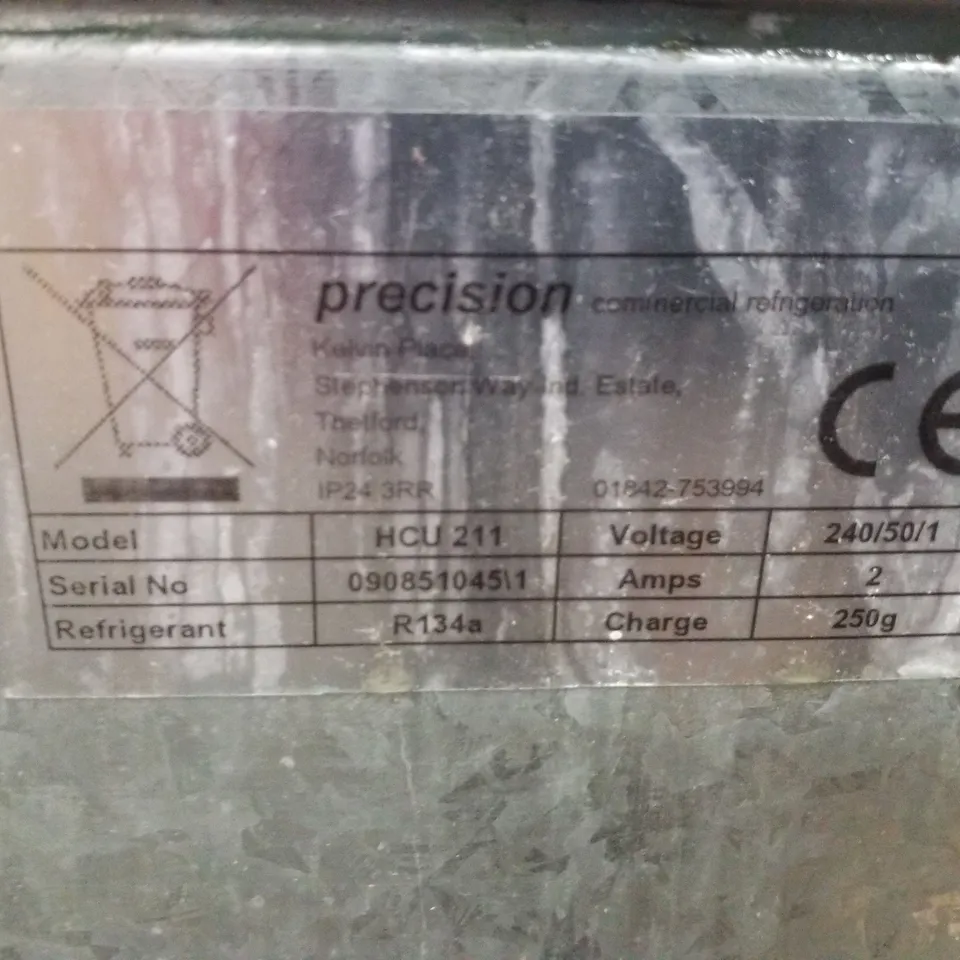 PRECISION HCU211 2 DOOR PREP FRIDGE