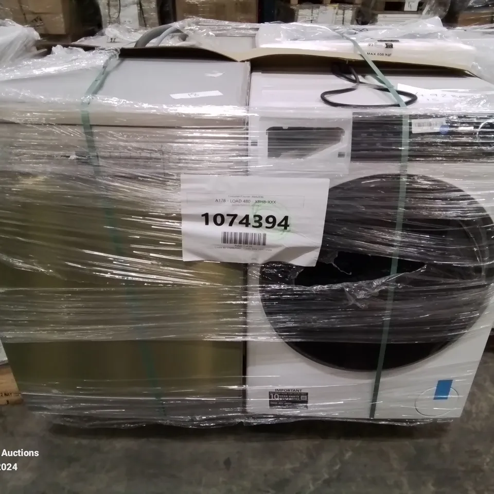 PALLET OF APPROXIMATELY 4 UNPROCESSED RAW RETURN WHITE GOODS TO INCLUDE;