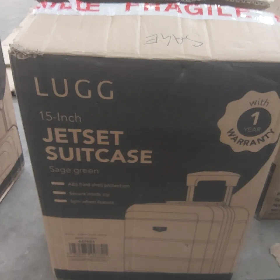 BOXED LUGG TRAVEL SUITCASE