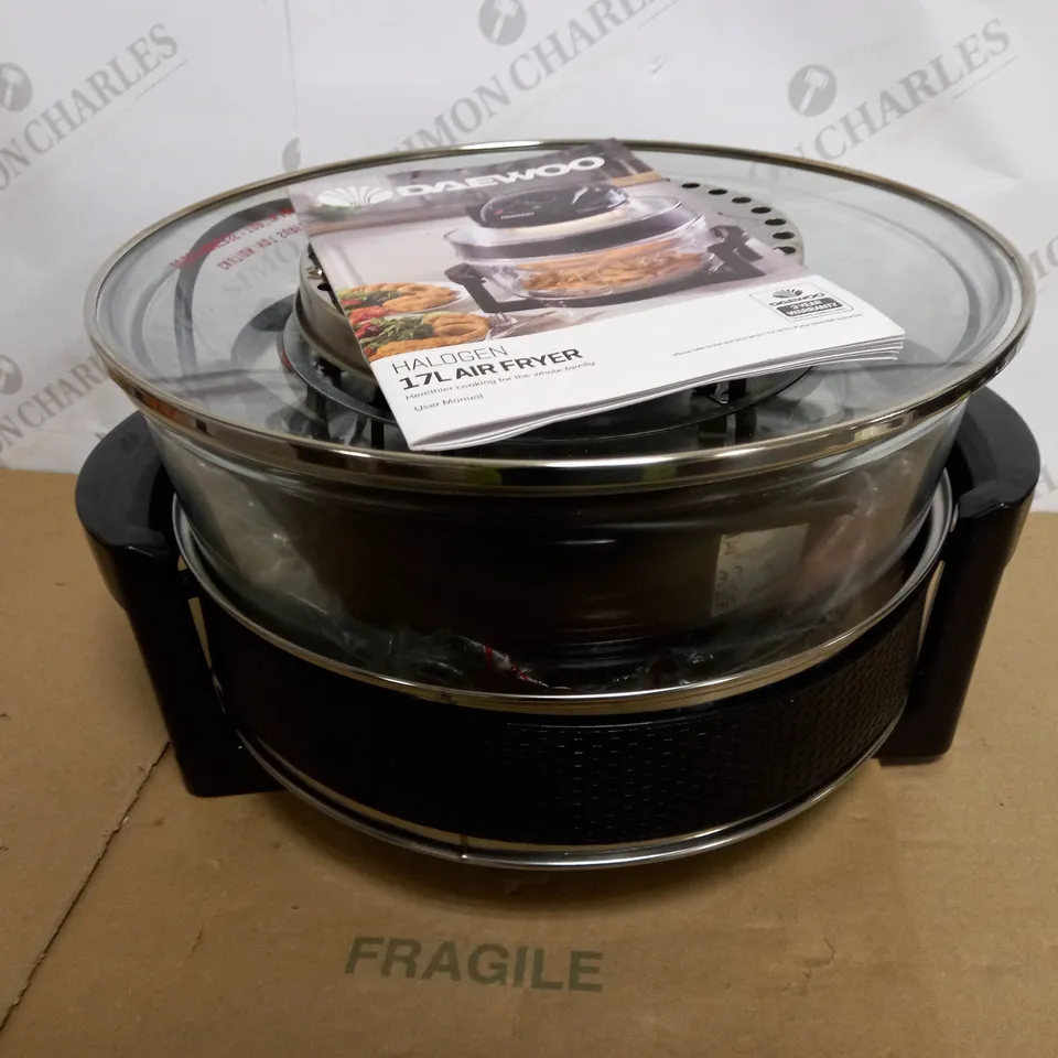 DAEWOO DELUXE 17L 1300W HALOGEN AIR FRYER 