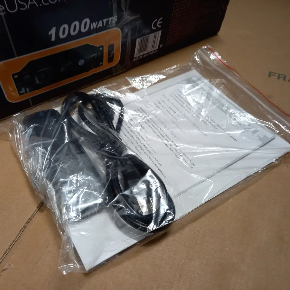 PYLE PT1100 1000 WATTS AUDIO DIGITAL AMPLIFIER