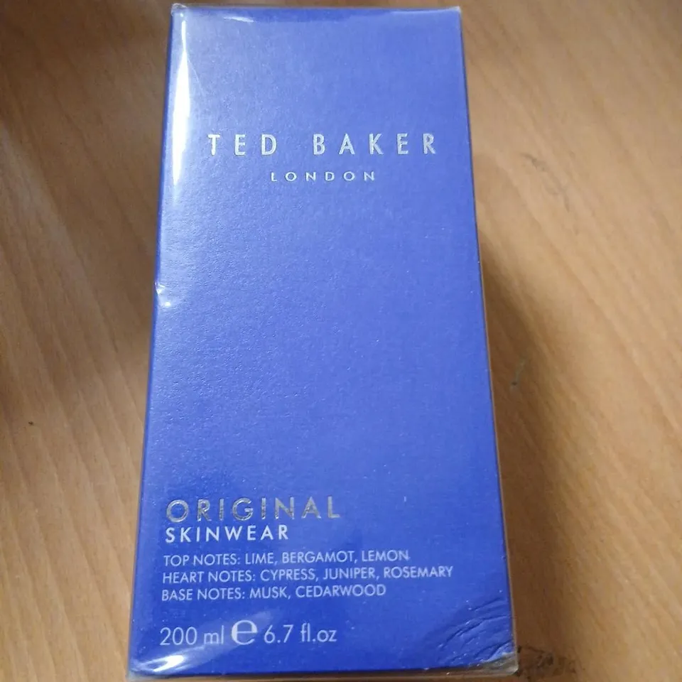 BOXED AND SEALED TED BAKER LONDON ORIGINAL SKINWEAR 200ML
