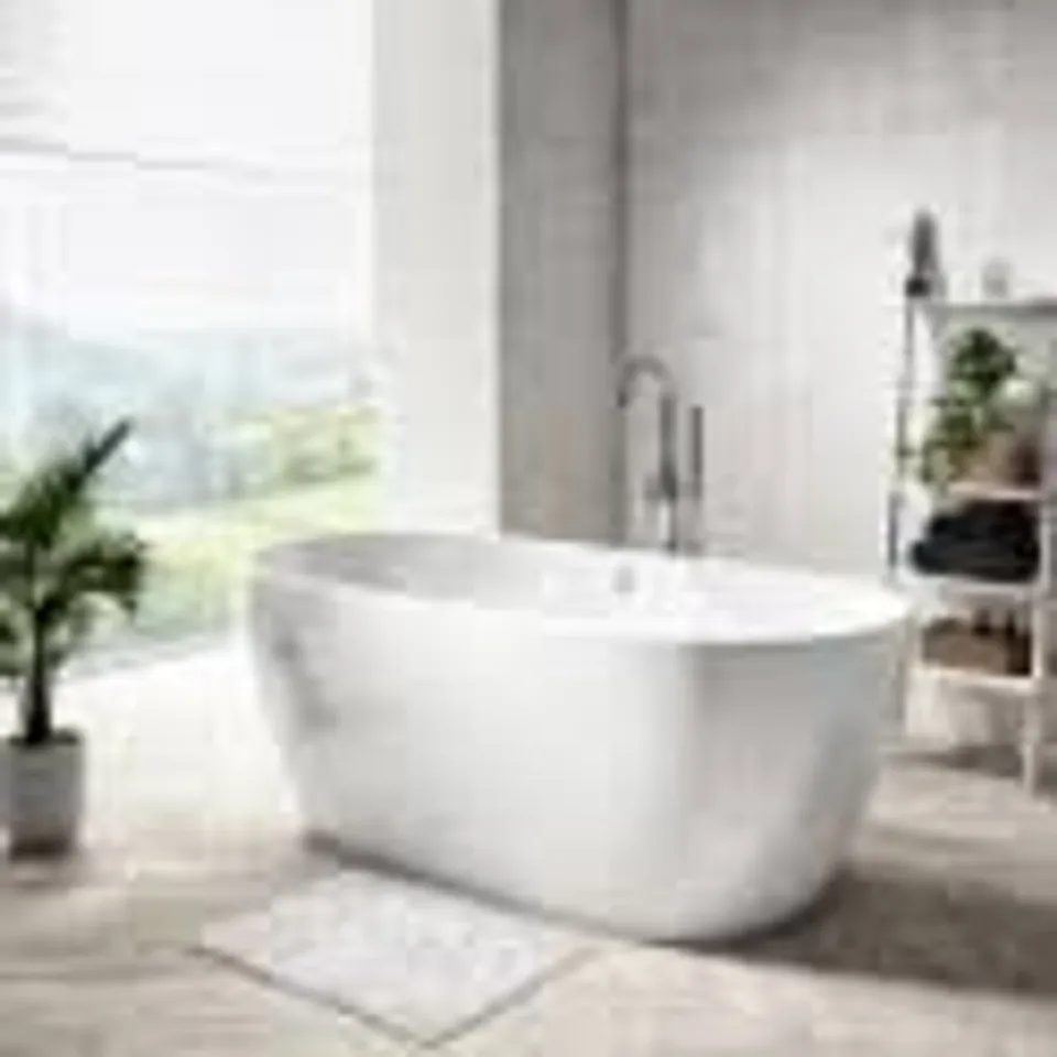 ATHENA WHITE 1600 FREESTANDING BATH