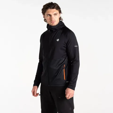 DARE 2B HOODED FLEECE ASSIMILATE II BLACK SIZE S