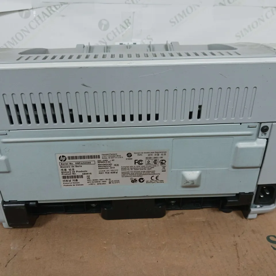 UNBOXED HP LASERJET P1102 PRINTER