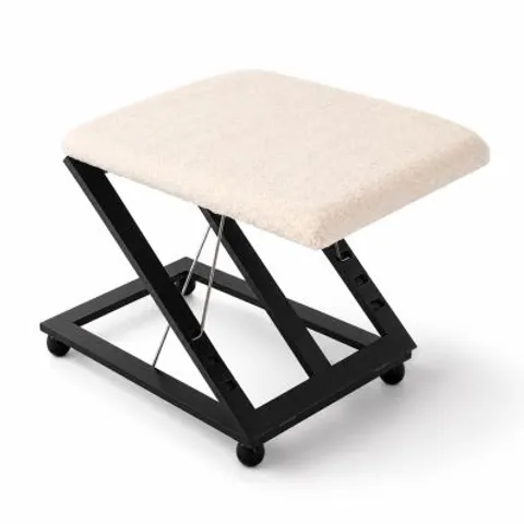 BOXED OYPLA ADJUSTABLE FOLDING CUSHION PADDED FOOTSTOOL FOOT REST