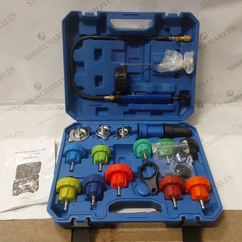 BOXED 19PCS COOLANT LEAK DETECTOR SET