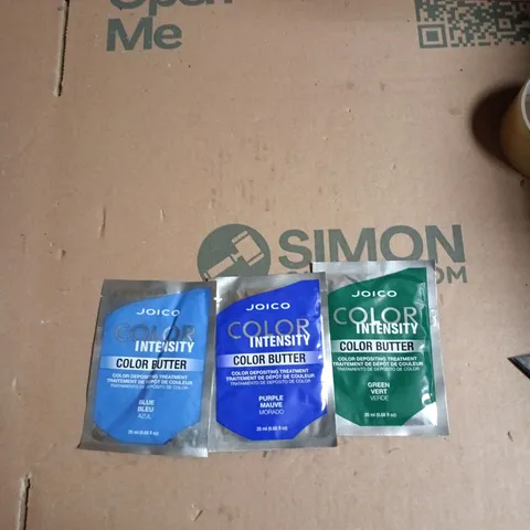 BOX OF APPROXIMATELY 35 ASSORTED JOICO PRODUCTS TO INCLUDE: COLOR BUTTER