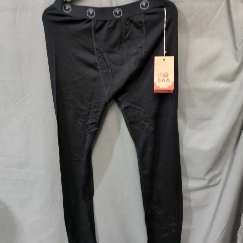 ISOBAA MERINO 200 TIGHTS - BLACK - MEN’S SIZE M